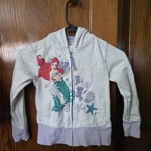 Ariel Zip Up Hoodie Girls 5/6